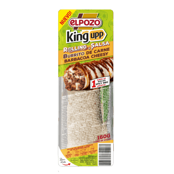 Burrito de Carne y Queso Barbacoa El Pozo 160g