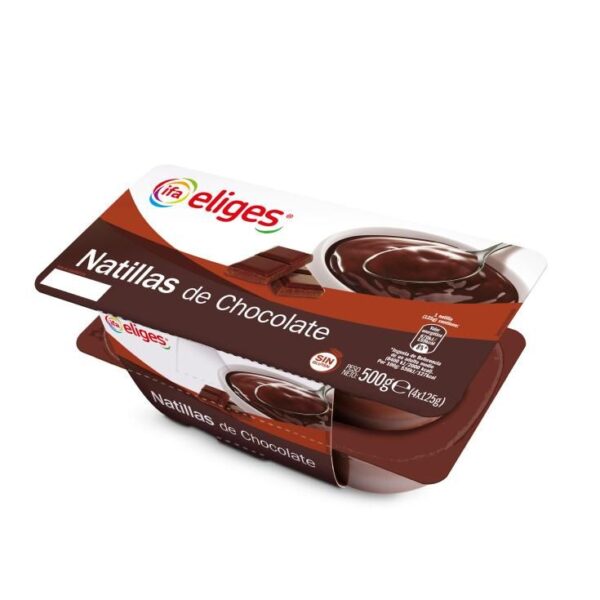Natillas Chocolate ifa pack 4x125g