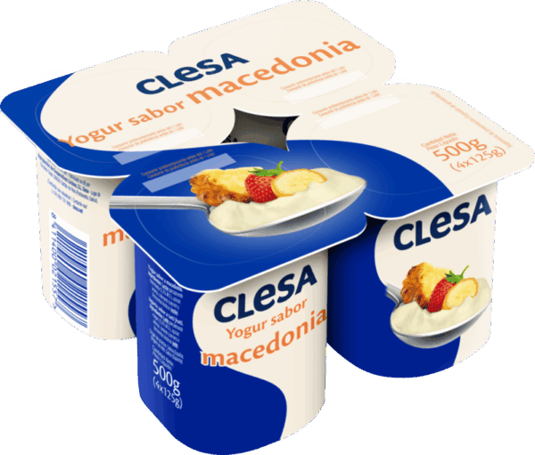 Yogur Sabor Macedonia Clesa 4x125g