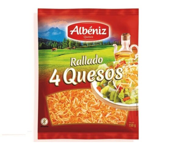 Queso Rallado 4 Quesos Albéniz 150g