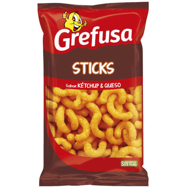 Sticks Sabor Ketchup & Queso Grefusa 120g