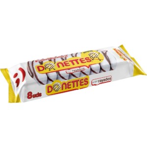 Donettes Rayados Estuche 8ud 176g