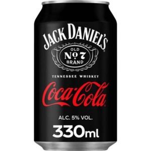 Whisky Jack Daniel’s con Coca-Cola 5%Vol Lata 33cl