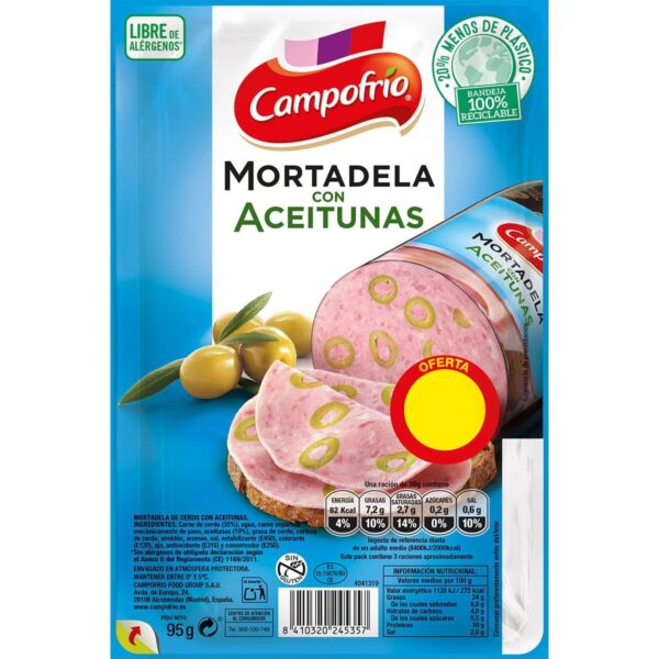 Mortadela Aceitunas Campofrio 95 g