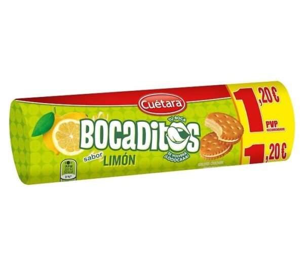 Bocaditos Sabor limón Cuétara 150g