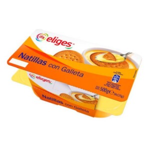 Natillas de Vainilla con Galleta ifa 4x125g