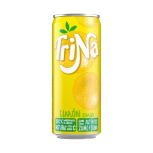 Refresco de Limón Sin Gas TRINA Lata 33cl *Frio*