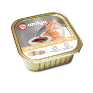 Paté para Gato Adulto con Pavo 300g