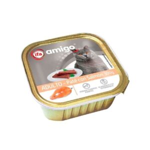 Paté para Gato Adulto con Salmón 300g