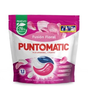 Detergente Cápsulas Lavadora Floral Punto Matic 12ud