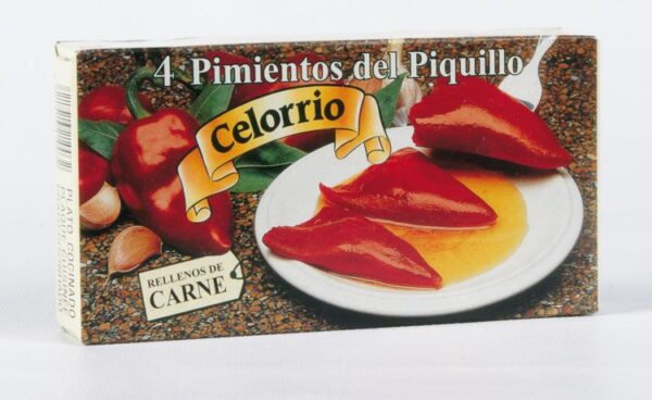 Pimientos de Piquillo con Carne Celorrio 240g