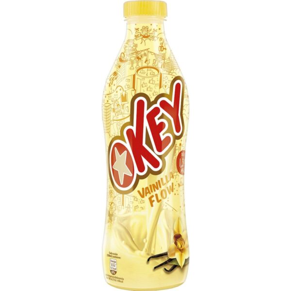 OKEY batido de vainilla botella 750 ml