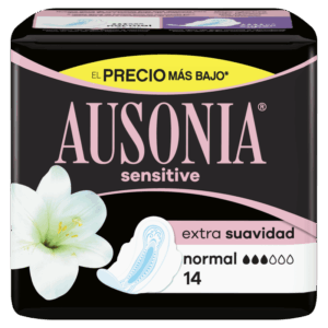 Compresa con alas Normal Ausonia 14ud