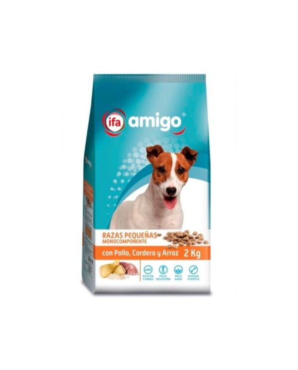 Pienso de Pollo, Cordero y Arroz para Perros de razas pequeñas ifa 2kg