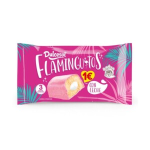 Flaminguitos Dulcesol 3ud 150g