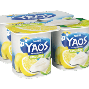 Yogur Griego Lima Limón Yaos 4x115g