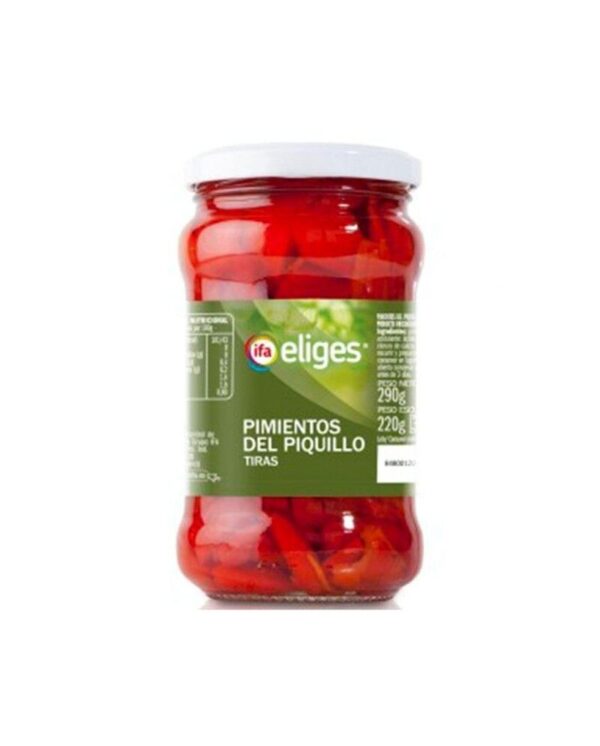 Pimientos Piquillo al Ajillo en Tiras ifa 290g