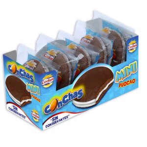 Conchas Mini Duo Cacao Codan 5x36g