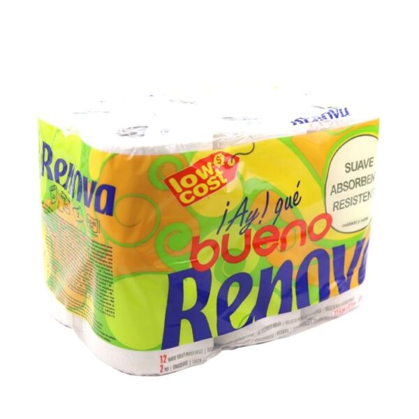 Papel higiénico Ecológico Renova 12ud