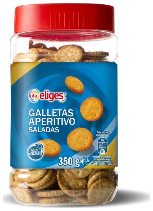 Galletas Aperitivo Saladas ifa bote 350g