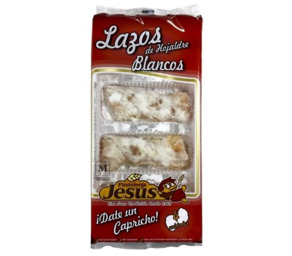Lazos Blancos de Hojaldre Jesús 150g