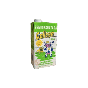 Leche Semidesnatada Gallega Brik 1L