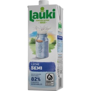 Leche Semidesnatada Lauki 1L