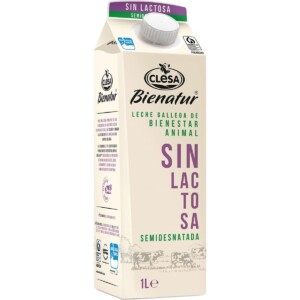 Leche Clesa Sin Lactosa Semidesnatada Clesa Brik 1L