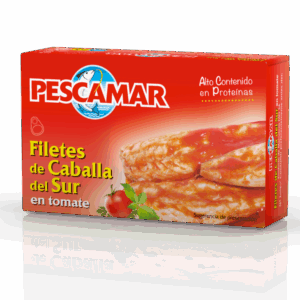 Filetes de Caballa del Sur en Tomate Pescamar 115g