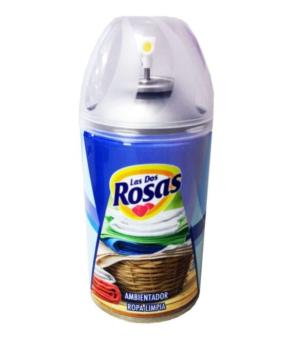 Ambientador Spray Las Dos Rosas Ropa Limpia 250ml