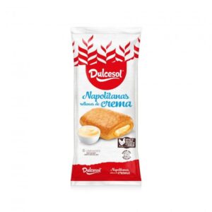 Napolitanas Rellena de Crema Dulcesol 160g