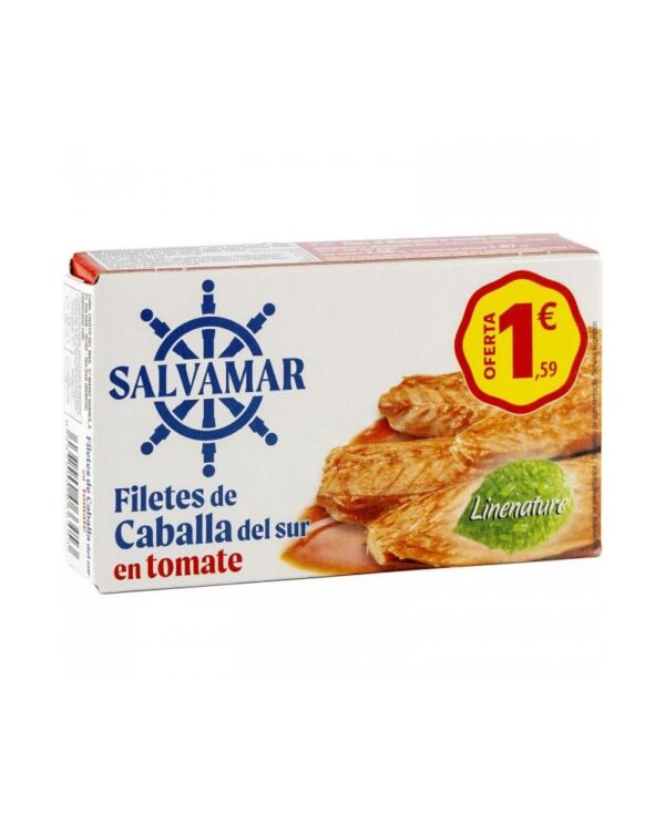 Filetes de Caballa del Sur Salvamar 81g