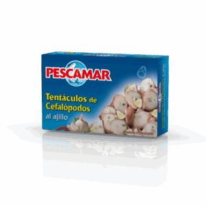 Tentáculos de Cefalópodos al Ajillo Pescamar 111g