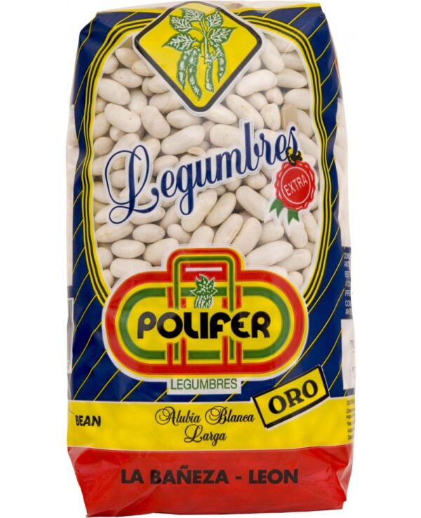 Alubia Blanca Larga Polifer 1L