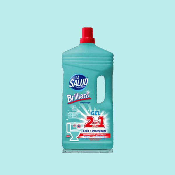 Lejía+Detergente La Salud Briliant Gel 2en1 1,5L