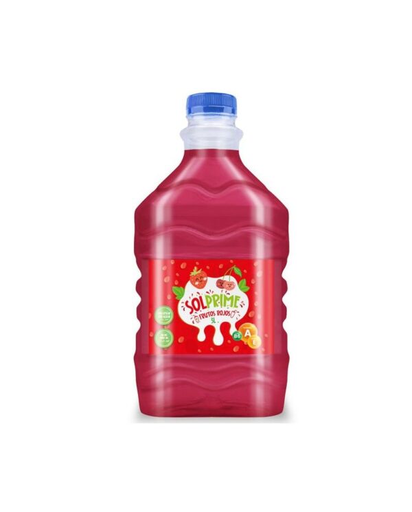 Refresco Sabor Frutos Rojos con Vitaminas SolPrime 3L
