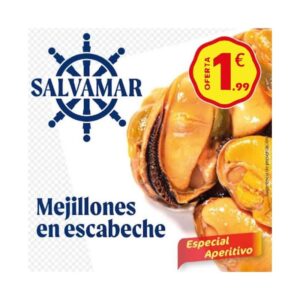 Mejillones en Escabeche Salvamar 78g