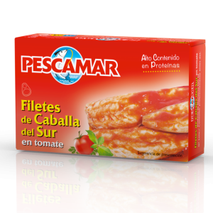 Filetes de Caballa del Sur en Tomate Pescamar 115g