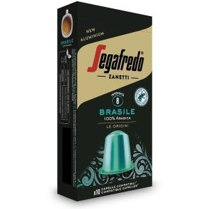 Café Capsulas Aluminio Brasile Segrafedo 10ud