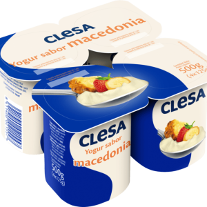 Yogur Sabor Macedonia Clesa 4x125g