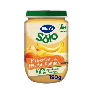 Potito de Melocotón y Plátano Hero Baby 190g