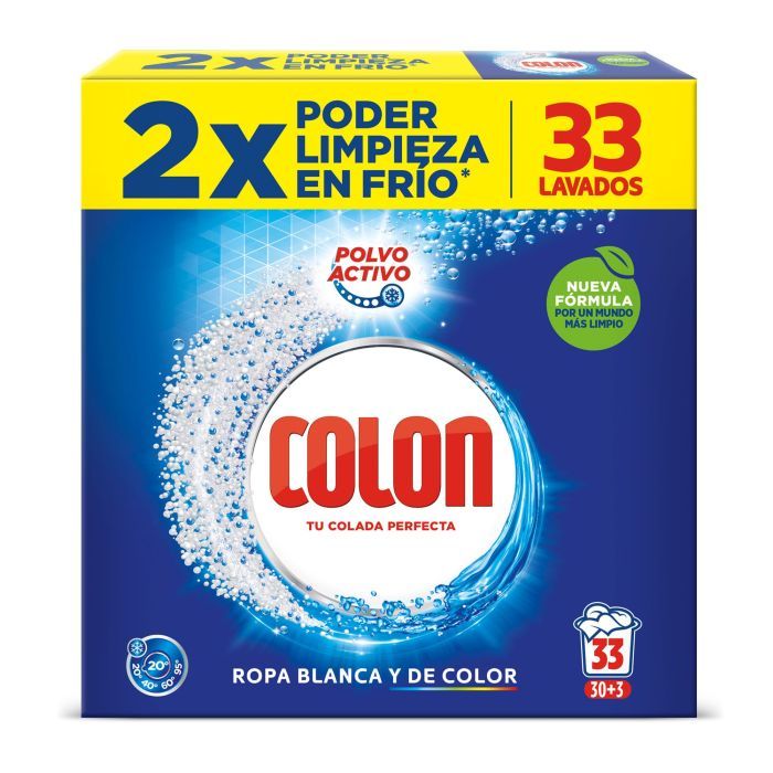 Colon Detergente Polvo 33 lavados