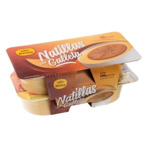 Natillas con galleta Reina pack 4ud