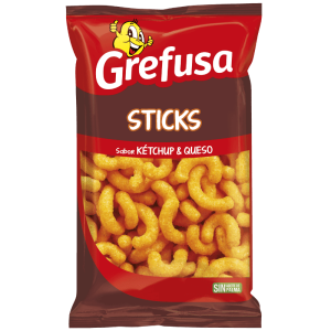 Sticks Sabor Ketchup & Queso Grefusa 120g