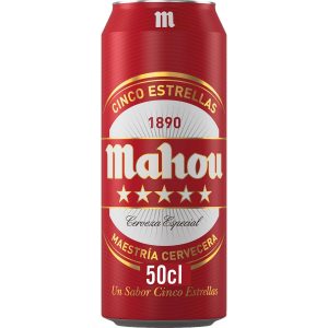 Cerveza Mahou especial lata 50cl *FRIA*