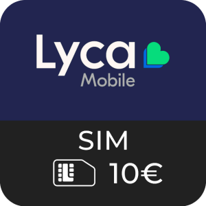 Tarjeta SIM Lyca con 10€ de Saldo