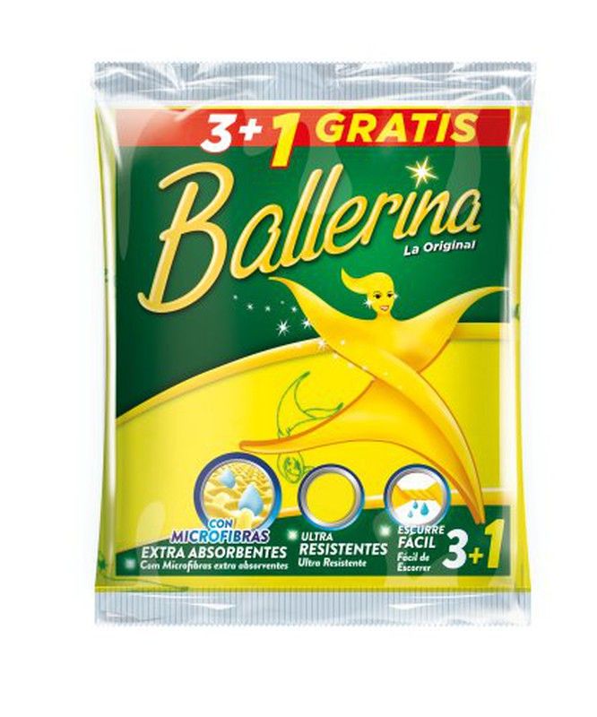 Ballerina Bayeta Amarilla 3+1