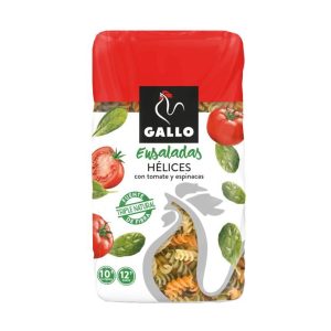 Hélices con Tomate y Espinacas Gallo 250g
