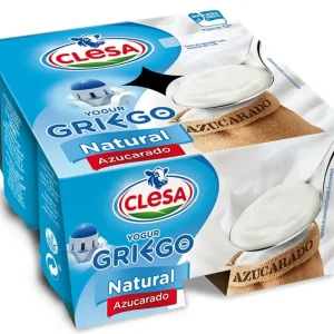 Yogurt Griego Natural Azucarado Clesa 4x125g