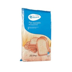 Pan Tostado Bajo en Sal Coaliment 270g